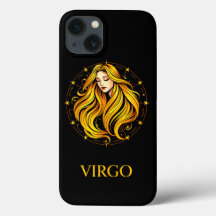 Elegante Virgo-sterrenbeeldillustratie met