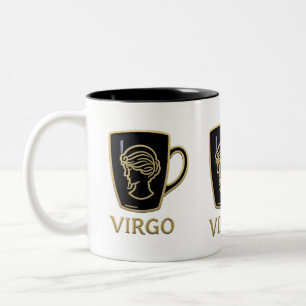 Elegante Virgo-sterrenbeeldmok Tweekleurige Koffiemok