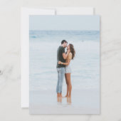 Elegante virtuele foto online bruiloft kaart (Achterkant)