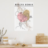 Elegante Visionen - Modern Woman Kunstposter Poster (Keuken)