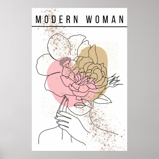 Elegante Visionen - Modern Woman Kunstposter Poster (Voorkant)
