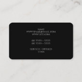 Elegante Visitekaartje (Achterkant)