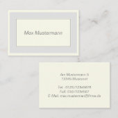 elegante visitekaartje (Voorkant / Achterkant)