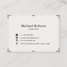 Elegante Visitekaartje | Modern ontwerp 8,89 cm ×