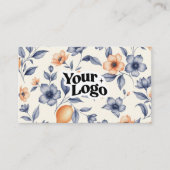 Elegante Visitekaartje – QR-code & logo (Voorkant)