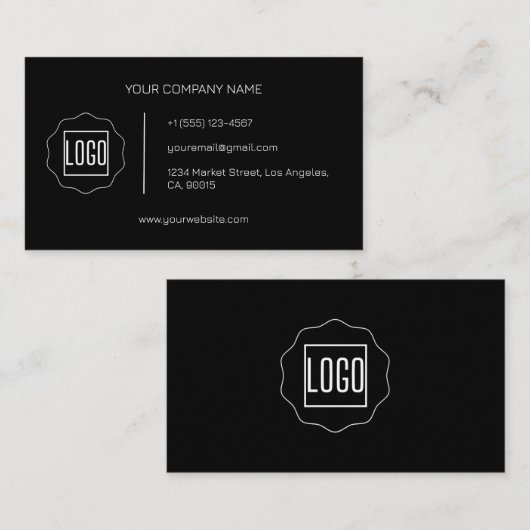 Elegante  Visitekaartjes (Voorkant / Achterkant)