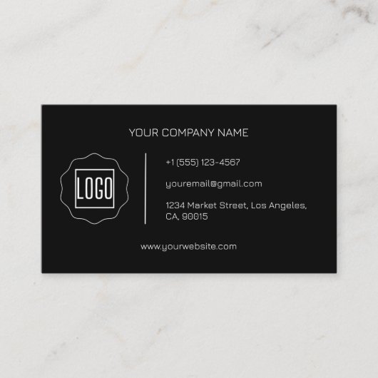 Elegante  Visitekaartjes (Voorkant)