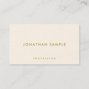 Elegante Visitekaartjes Gold Text Modern Luxury