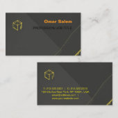 "Elegante visitekaartjes met luxueus gouden design (Voorkant / Achterkant)