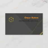 "Elegante visitekaartjes met luxueus gouden design (Voorkant)