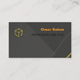 "Elegante visitekaartjes met luxueus gouden design