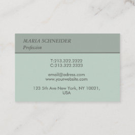 Elegante Visitenkarte für Frauen Visitekaartje