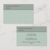 Elegante Visitenkarte für Frauen Visitekaartje (Voorkant / Achterkant)