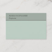 Elegante Visitenkarte für Frauen Visitekaartje (Voorkant)