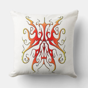 Elegante Vlam Stam Masker Abstract Ontwerp Kussen