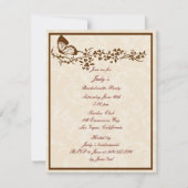 Elegante Vlinder Bachelorette Party Uitnodiging (Voorkant)