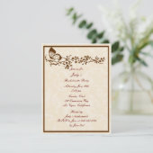 Elegante Vlinder Bachelorette Party Uitnodiging (Staand voorkant)