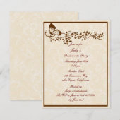 Elegante Vlinder Bachelorette Party Uitnodiging (Voorkant / Achterkant)