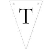 Elegante Vlinder Bruidsfeestje Vlaggetjes (Derde vlag)