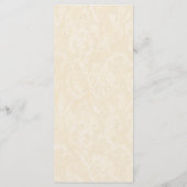 Elegante Vlinder Bruiloft Menu Kaart (Achterkant)