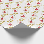 elegante vlinder cadeaupapier (Hoek)