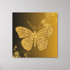 Elegante vlinder canva muurdecoratie canvas afdruk