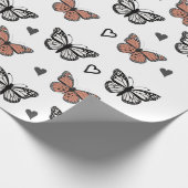 Elegante vlinder Design, Transfor inpakpapier (Hoek)