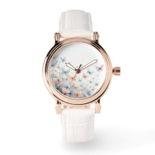 Elegante vlinder droom vrouwen polshorloge horloge