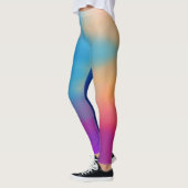 Elegante Vlinder en Kleurrijke Zonsondergang Ontwe Leggings (Links)