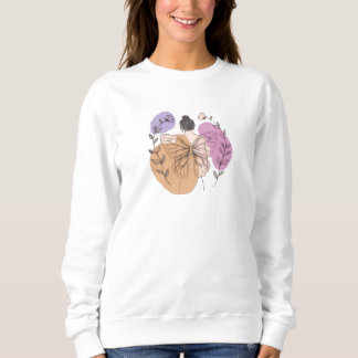 Elegante Vlinder Fee Vrouw Lijnkunst T-Shirt