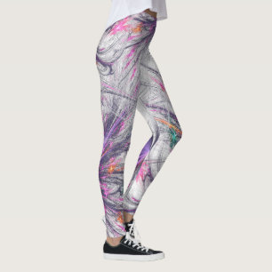 Elegante Vlinder Fractal Leggings