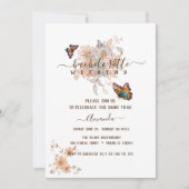 Elegante Vlinder Groovy Kunst Meisjesuitje Weekend Kaart (Voorkant)