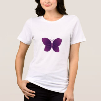 Elegante Vlinder in Geometrische Harmonie Tri-Blend Shirt