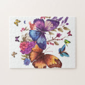 Elegante Vlinder Legpuzzel (Horizontaal)
