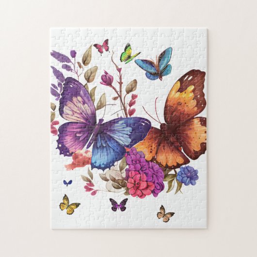 Elegante Vlinder Legpuzzel (Verticaal)