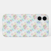 Elegante Vlinder Naadloos Print iPhone Hoesje (Achterkant horizontaal)