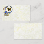 Elegante vlinder Naam Plaats Kaarten Plaatskaartje (Voorkant / Achterkant)