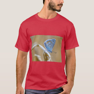 Elegante Vlinder Natuur Grafisch T-shirt