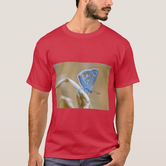 Elegante Vlinder Natuur Grafisch T-shirt (Voorkant)