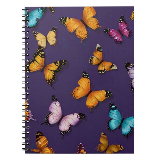 Elegante Vlinder Notitieboek (Voorkant)