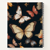 Elegante Vlinder Notitieboek (Achterkant)