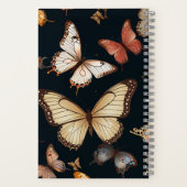 Elegante Vlinder Notitieboek (Achterkant)