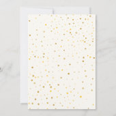 Elegante vlinder op de weg meisje Baby shower Kaart (Achterkant)