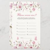 Elegante vlinder waar waren we Vrijgezellenfeest s (Voorkant / Achterkant)