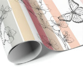 Elegante Vlinderbloesem (10) Cadeaupapier (Rol Hoek)
