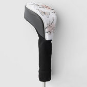 Elegante Vlinderbloesem (10) Golfheadcover (Schuin)