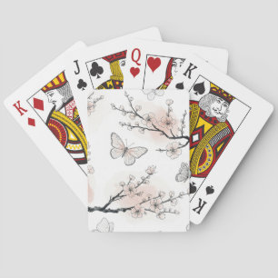 Elegante Vlinderbloesem (10) Pokerkaarten