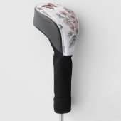 Elegante Vlinderbloesem (1) Golfheadcover (Schuin)
