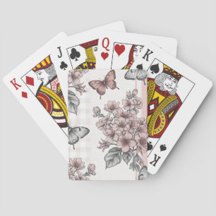 Elegante Vlinderbloesem (1) Pokerkaarten