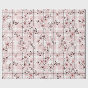 Elegante Vlinderbloesem (2) Cadeaupapier